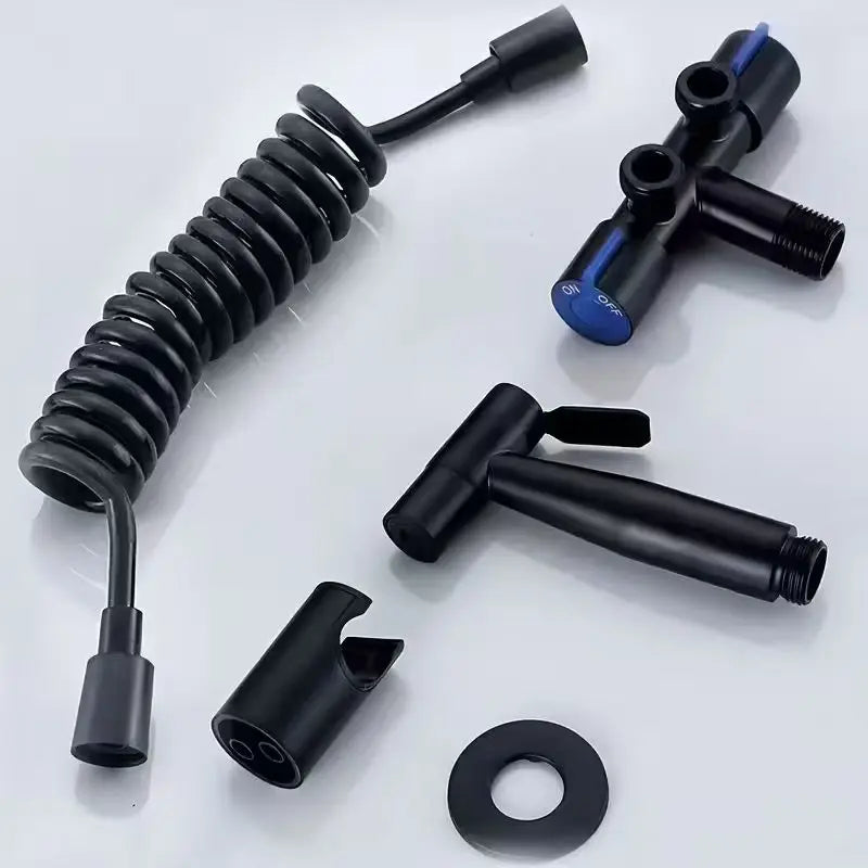 Multifunctional Bidet Spray Gun & Flush Valve Faucet Set