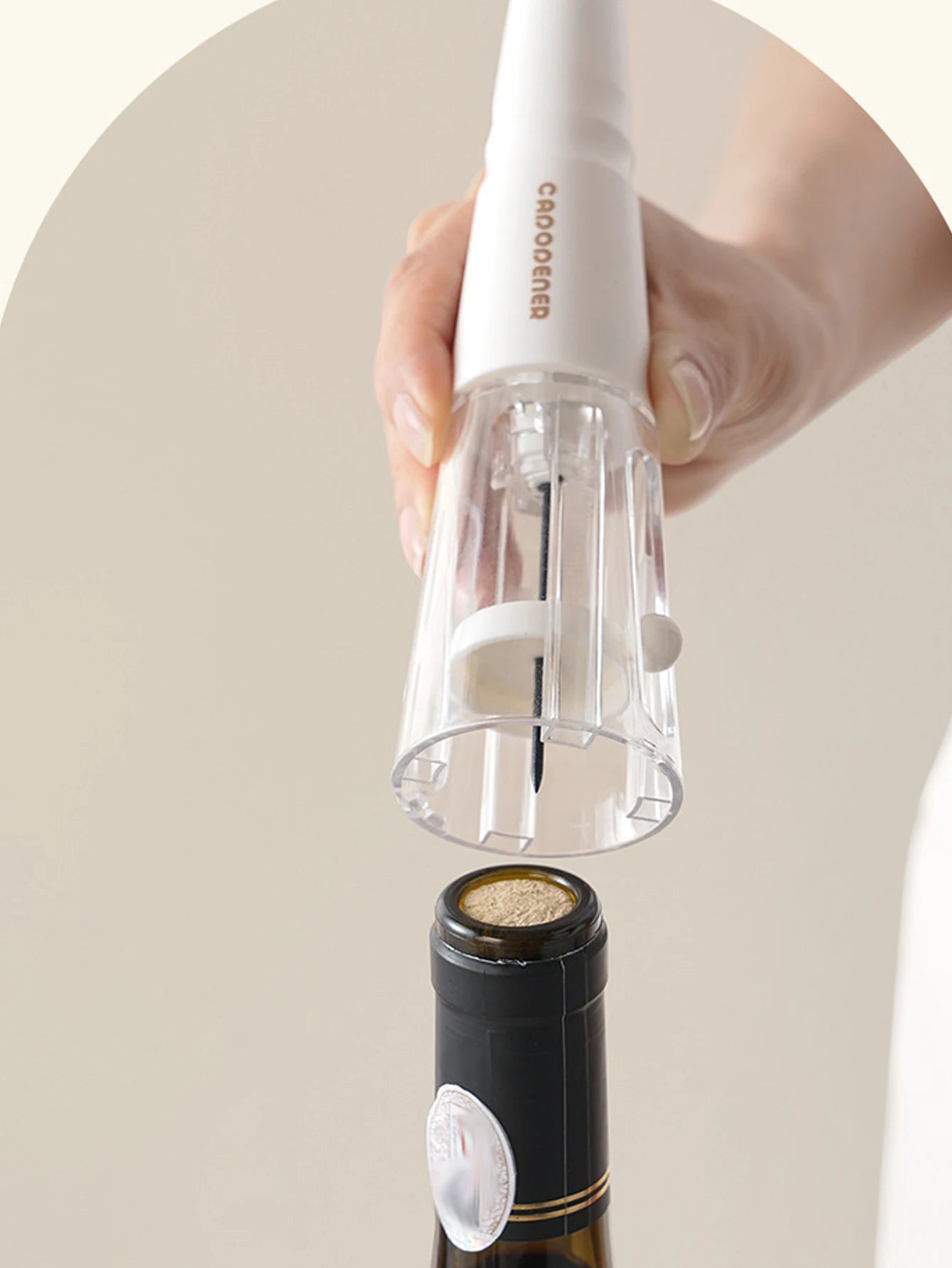 1Pc Pneumatic Wine Opener Purpose Beer Wine Opener 2-in-1 Multifunctional Wine Bottle Opener Suitable for Kitchens Bars Peaceful Pleasures Health and Wellness