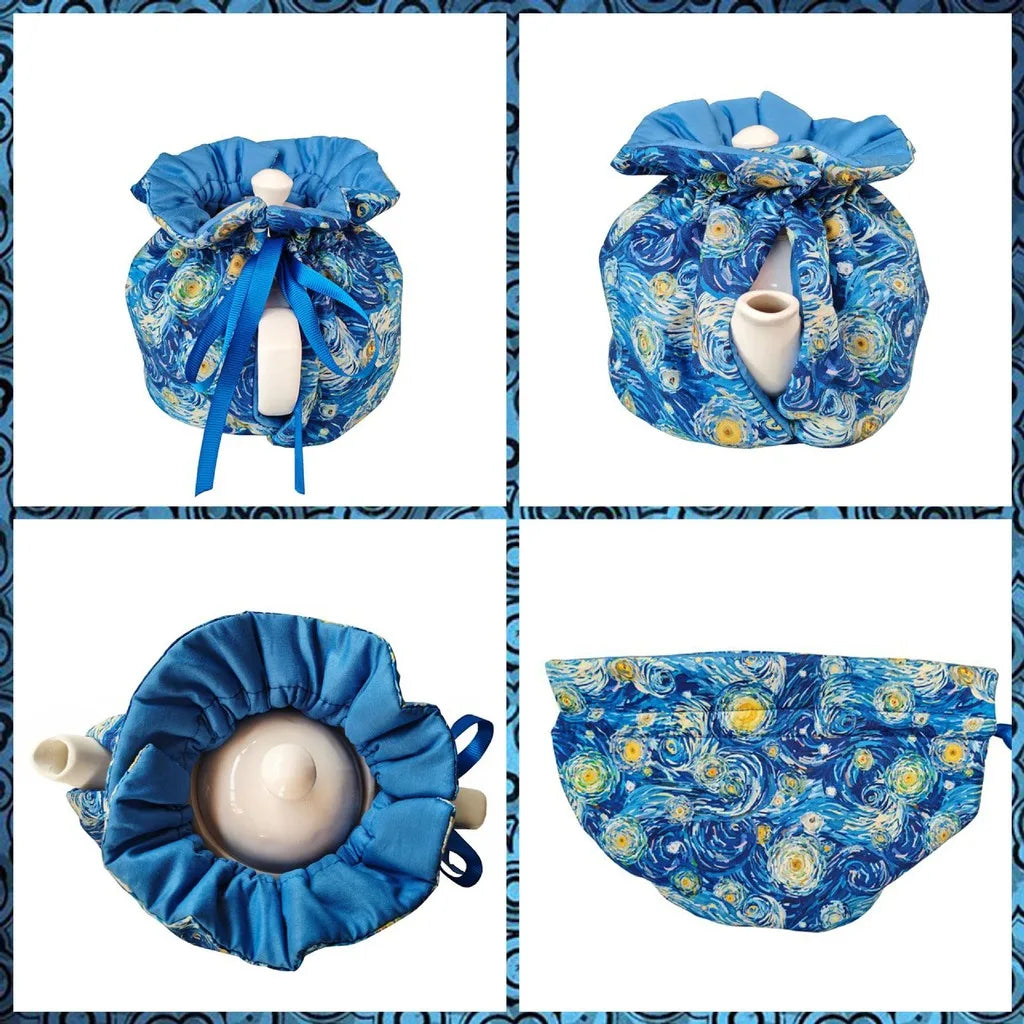 Quilted Insulated Tea Cosy | Chinese Style Teapot Warmer Cover