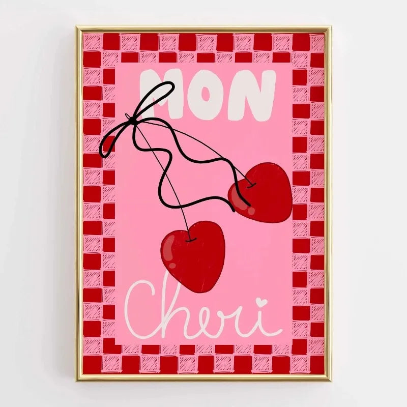 Funny Kitchen Coffee Quote Retro Canvas Wall Art Print
