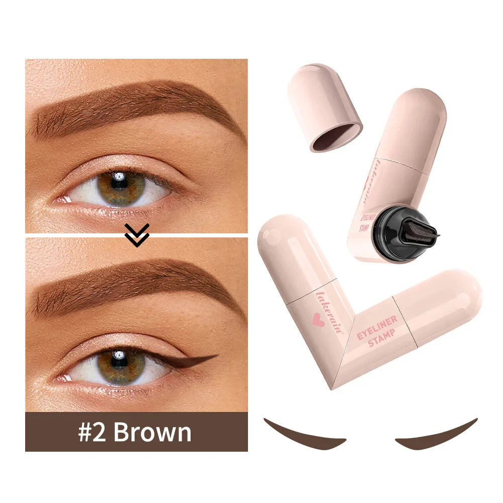 Double-Wing Eyeliner Stamp – Waterproof & Beginner-Friendly