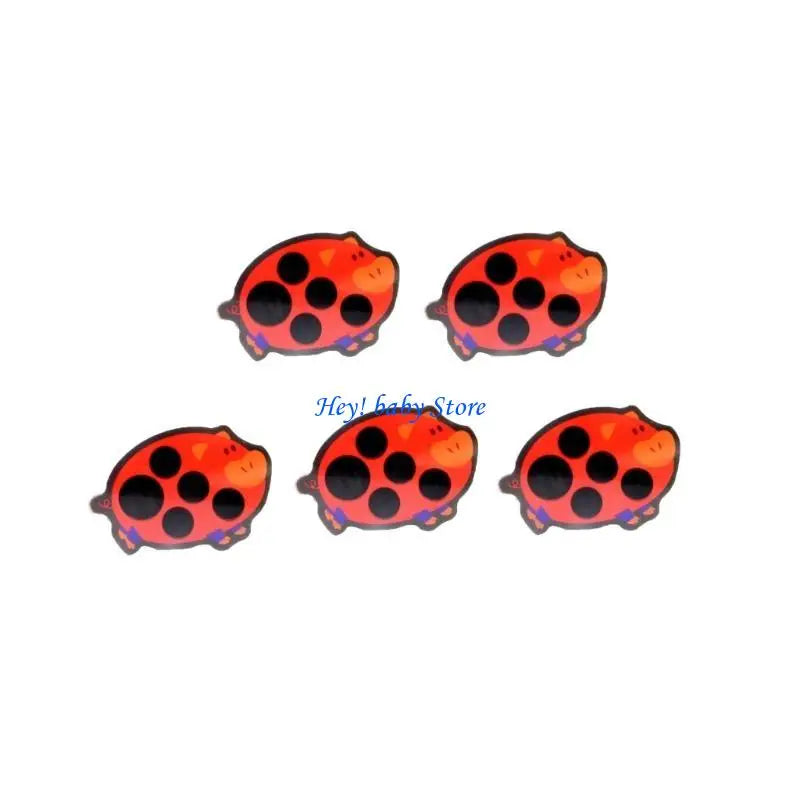Baby Forehead Thermometer Strips – Cartoon Fever Stickers 5-Pack