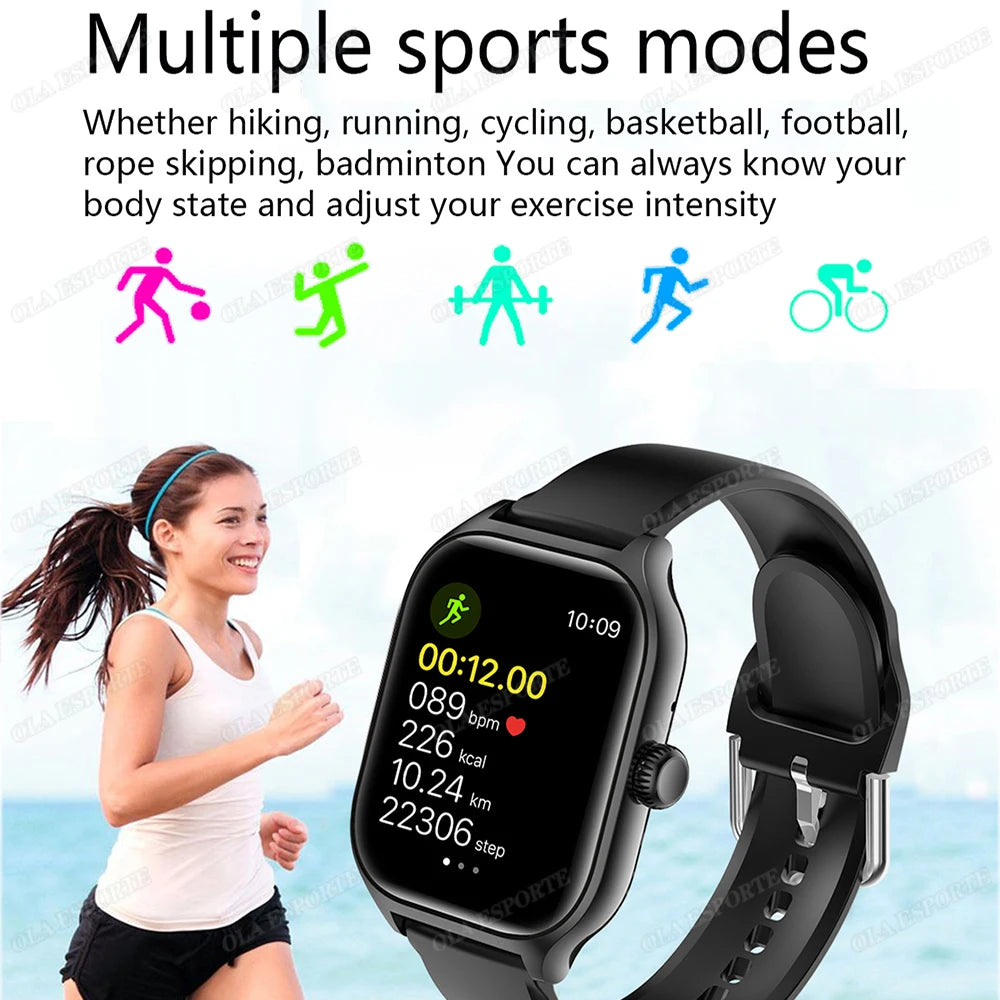 Ola Esporte HT30 Smartwatch 2.01" HD Bluetooth Fitness Tracker