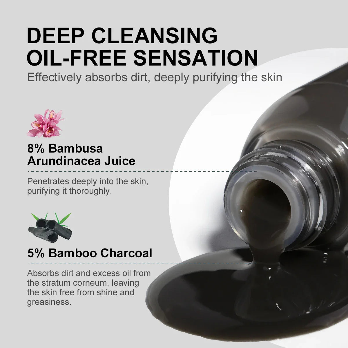 AUQUEST Bamboo Charcoal Face Serum – Oil Control & Pore Refining