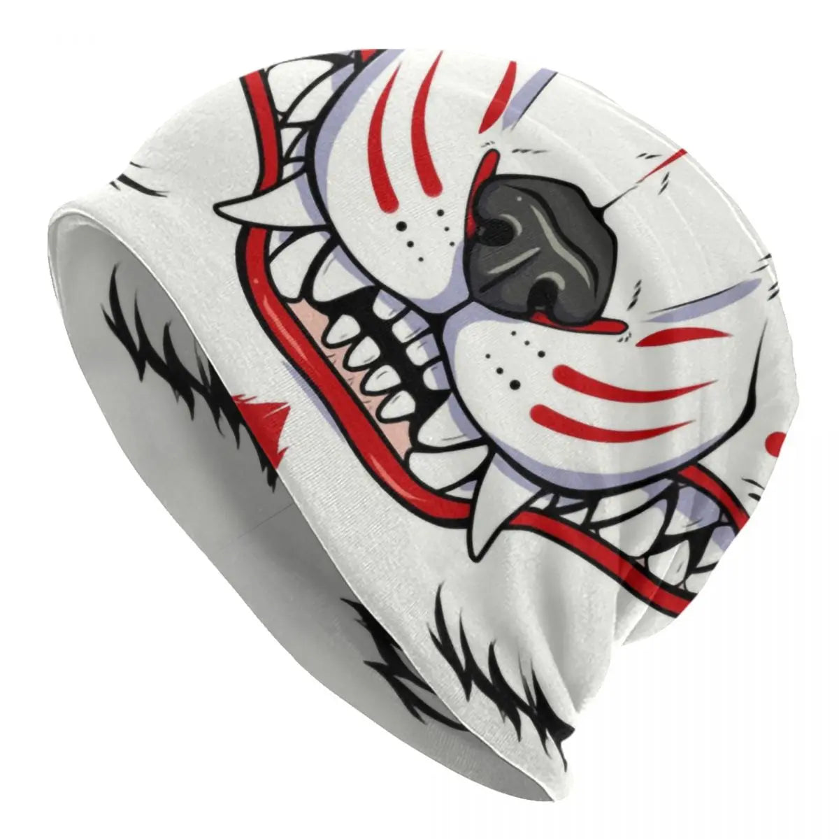 Japanese Samurai Knit Beanie Hat | Hip Hop Unisex Skullies