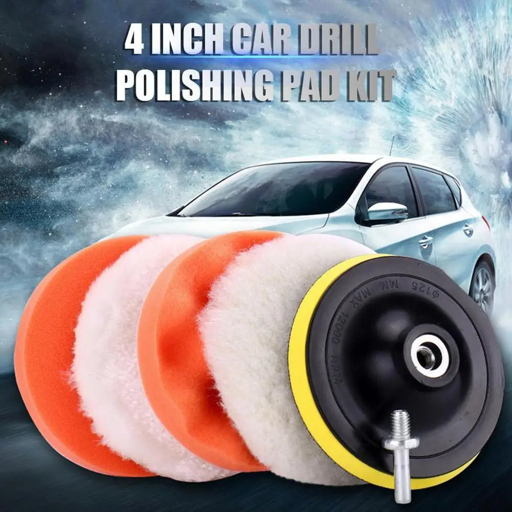 1 Set car polishing disc For Polisher Machine Waxing Polishing Wool Car Polishing Pad Set Buffing Auto Paint Car 3/4/5/6Inch Peaceful Pleasures Health and Wellness
