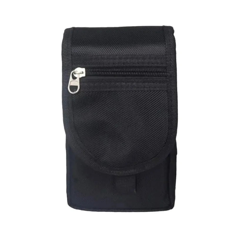 Outdoor Leisure Nylon Wear-resistant Waist Bag with A Three-compartment Layered Design for Pen Insertion Peaceful Pleasures Health and Wellness