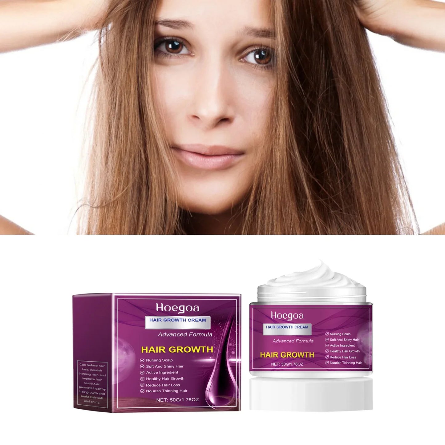 HOEGOA Hair Growth Cream – Nourish & Strengthen Scalp 50g