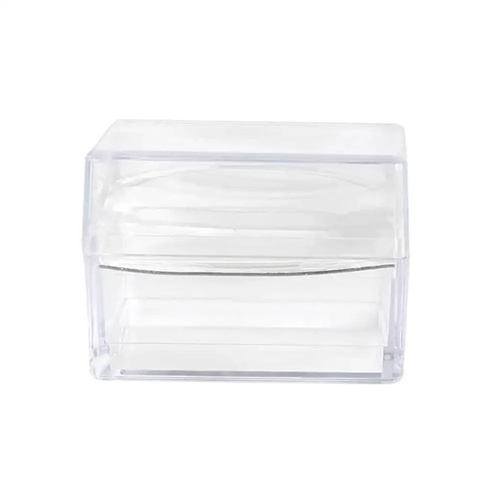 Nail Stamper, French Nail Art Stamper Clear Silicone Stamping Scraper Round Rectangular Head Stamping for DIY Nails Art Manicure Peaceful Pleasures Health and Wellness square shape
