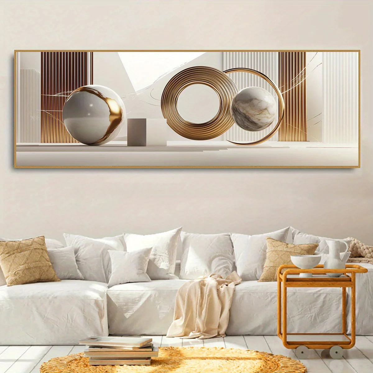 2D Flat, Canvas Wall Art for Beautiful Decorative Graphics, Home Decor, for Living Room, Bedroom, Office, Bar Decor, No Frame Peaceful Pleasures Health and Wellness 60x180cm No Frame ZLH10492