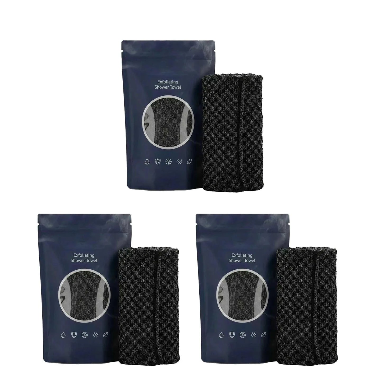 Exfoliating Body Scrub Towel – Nylon Deep Cleanse Bath Cloth