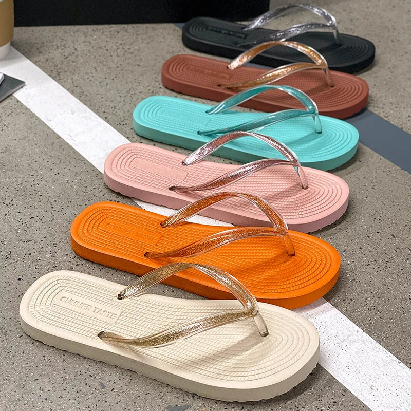 Women's Leopard Flip Flops | Lightweight EVA Beach Sandals