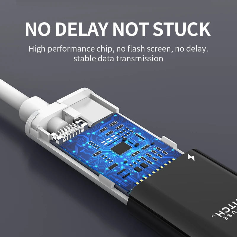 4K 60Hz USB-C to HDMI Cable 2m | MacBook Switch Steam Deck