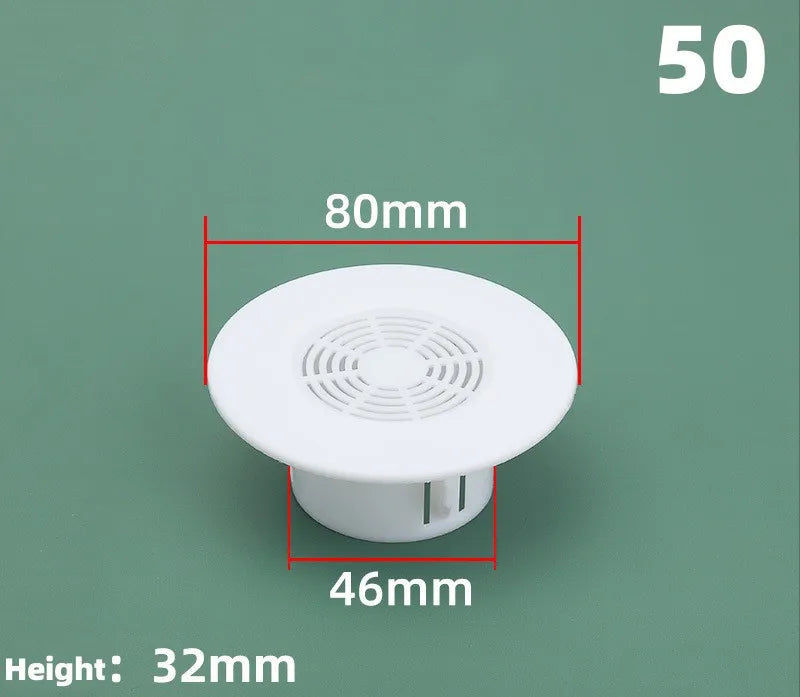 Round Air Vent Grille Cover | Adjustable Wall & Ceiling Duct Cap