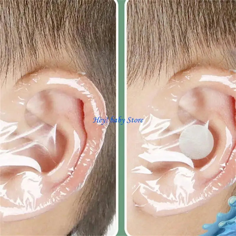 Kids Disposable Waterproof Ear Covers for Bath & Swimming