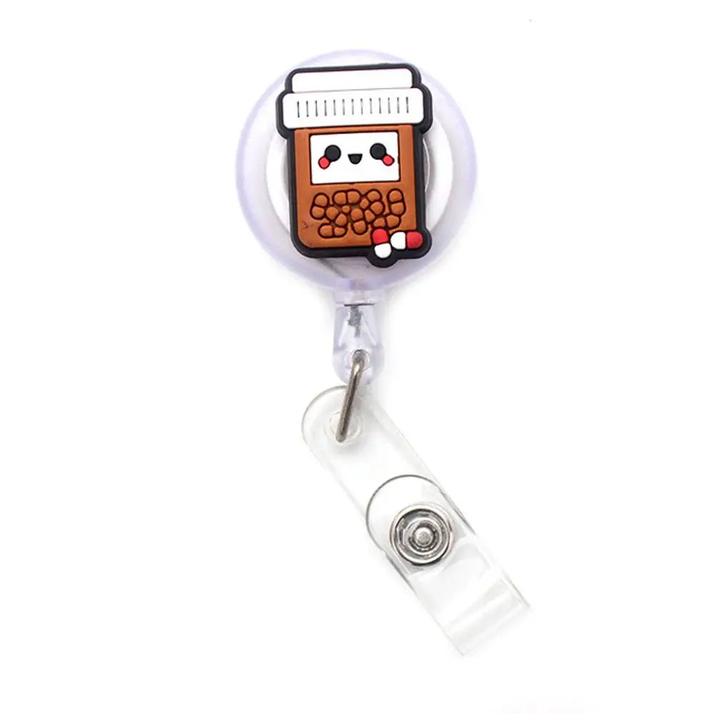 Clips Nurse Doctor Students Card Name Card Holder Nurse Badge Holder Retractable Badge Reel ID Card Clips Hospital Badge Holder Peaceful Pleasures Health and Wellness 05