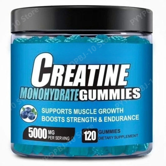 Creatine Gummies Blueberry 120 Count – Daily Vitality Supplement Creatine Gummies Peaceful Pleasures Health and Wellness