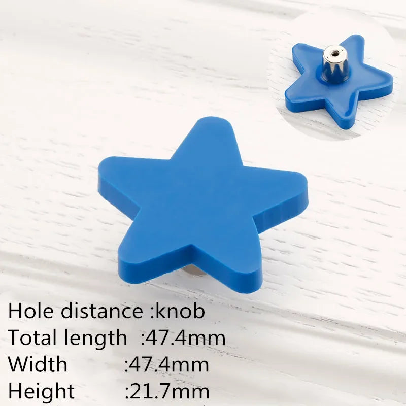Kids' Cute Star & Cloud Cabinet Knobs & Drawer Pulls