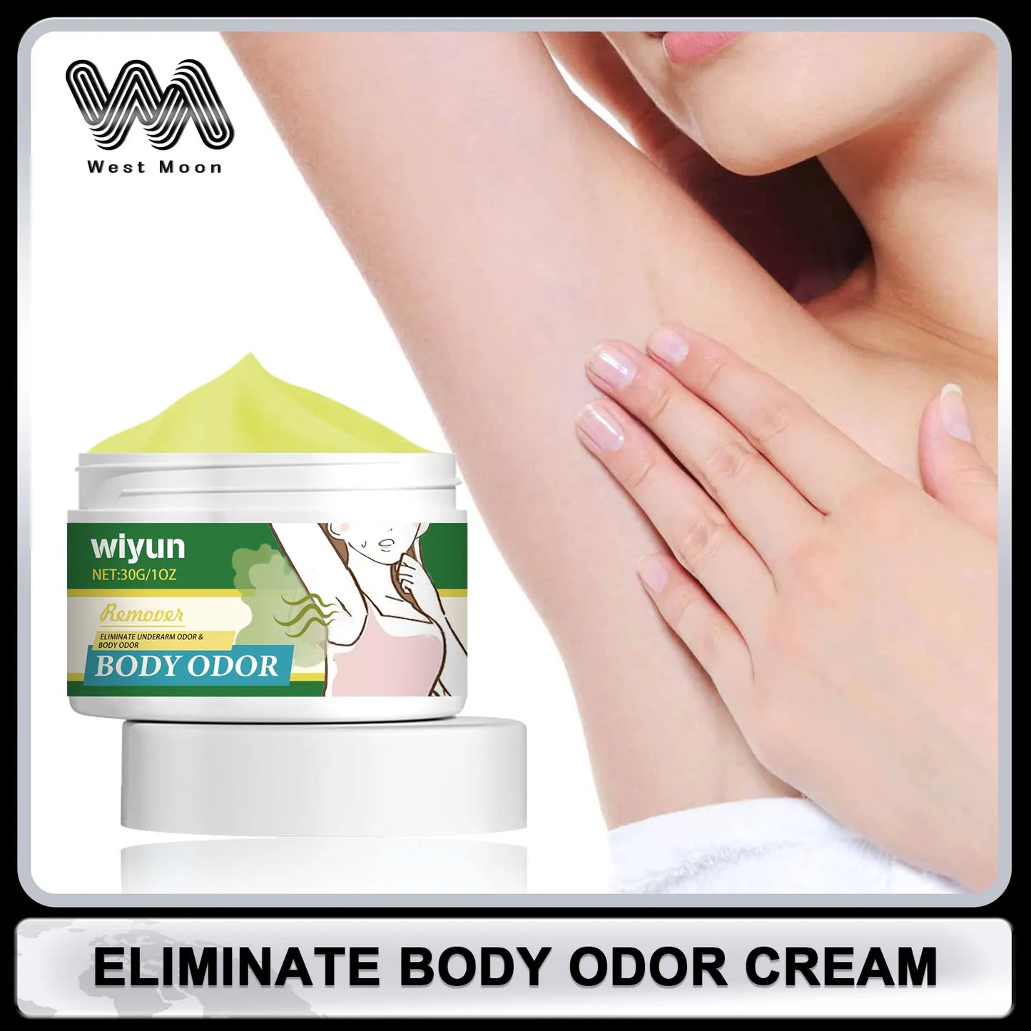 WIYUN Underarm Deodorant Cream – Natural, Long-Lasting Freshness