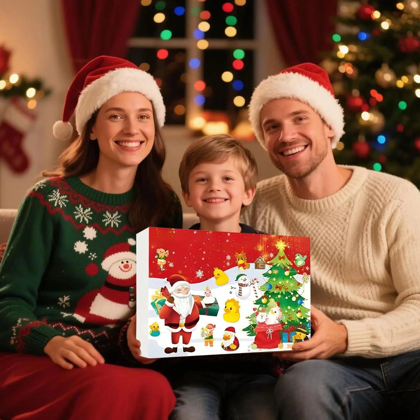 Duck Advent Calendar Christmas Ornament | 24-Day Countdown