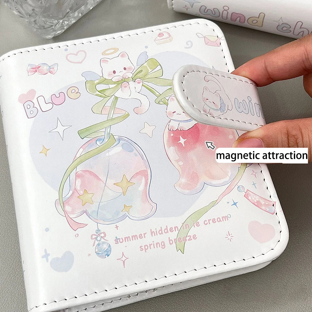 20 Inner Pages One Grid Leather Card Book High-end Polaroid Photo