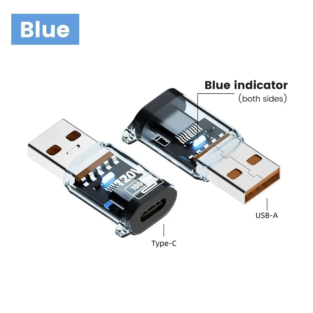 USB-C to USB-A OTG Adapter 120W Fast Charging USB 3.2 10Gbps