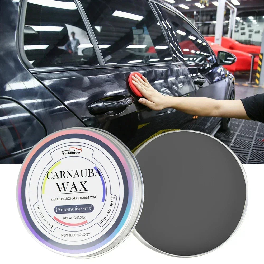 Carnauba Paste Car Wax Auto Paint Care Wax Brazilian Polishing Wax Paste High Gloss Shine Super Hydrophobic Coating Glazing Peaceful Pleasures Health and Wellness