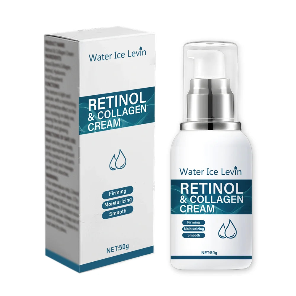 Retinol Collagen Face Cream – Firming & Moisturizing, 50g Retinol Face Cream Peaceful Pleasures Health and Wellness One Box 50g