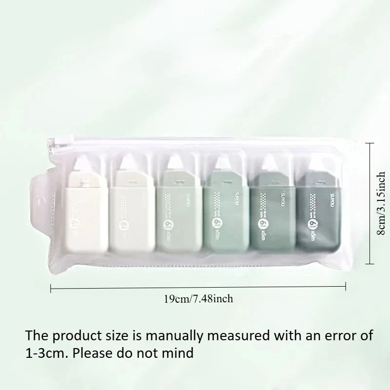 Double-Sided Adhesive Dot Tapes for Crafts – 6 Roll Set