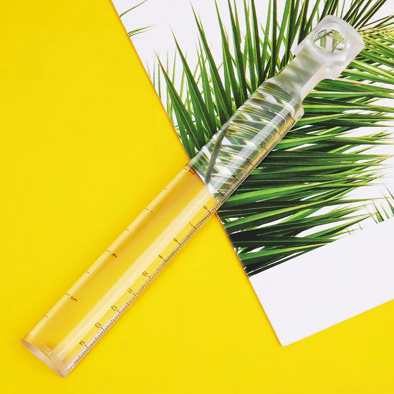 10X Ruler Handheld High Clarity Acrylic Magnifying Glass Reading Magnifier Hd Optical Lens Suitable Portable Loupe for Office Peaceful Pleasures Health and Wellness 10X