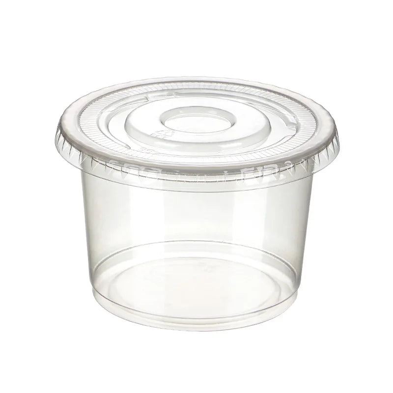 8/10OZ Plastic Parfait Cups with Flat Lids Disposable Dessert Cups with Lids Clear Plastic Fruit Cups Snack Cups with Lid Peaceful Pleasures Health and Wellness