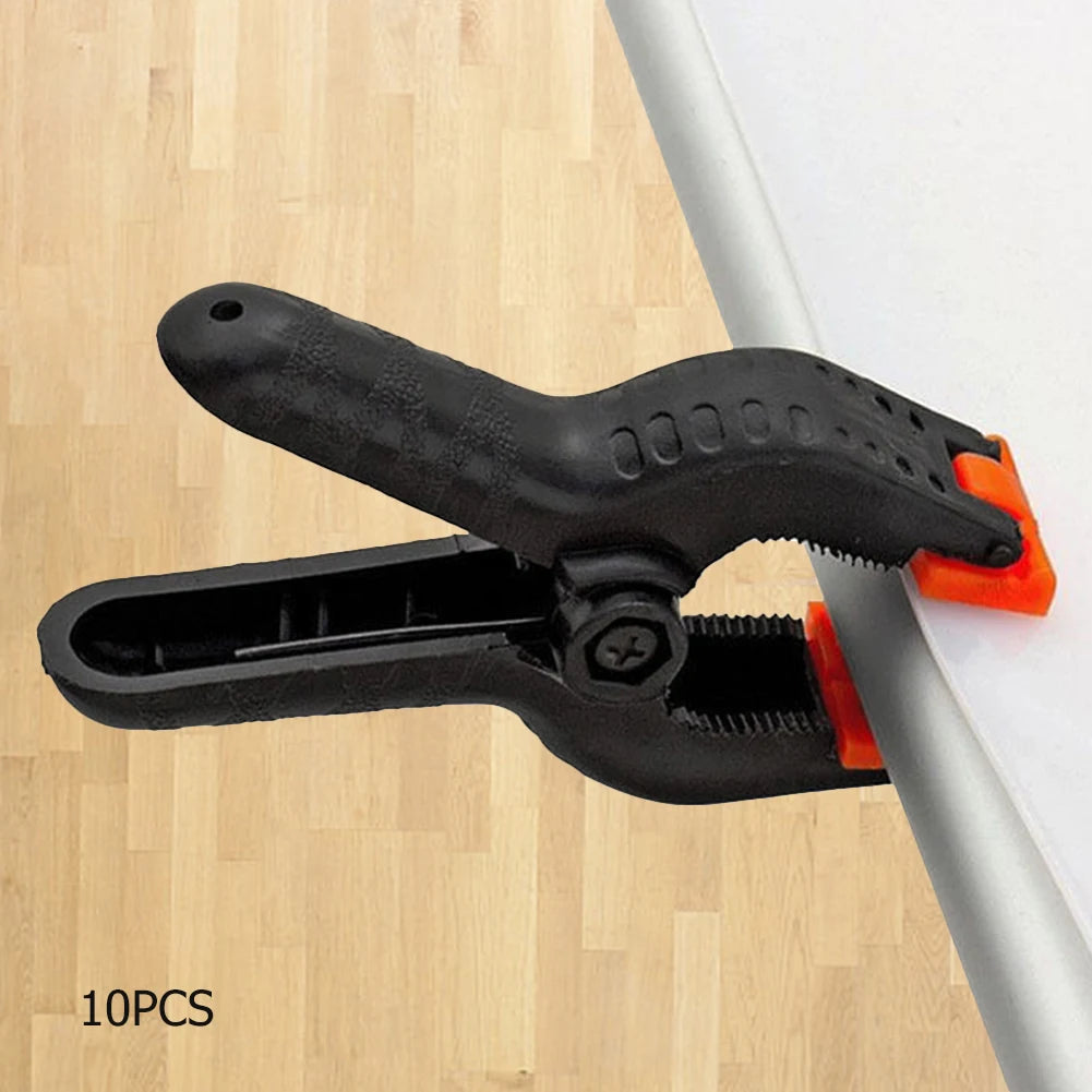 10pcs Backdrop Clamps Peg Black Backdrop Stand Clips Portable Durable Multi-function Creative Convenient for Advertising Display Peaceful Pleasures Health and Wellness