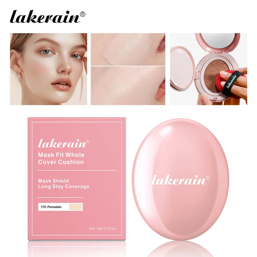 Semi-Matte CC Cream Cushion Foundation – High Coverage, All Day