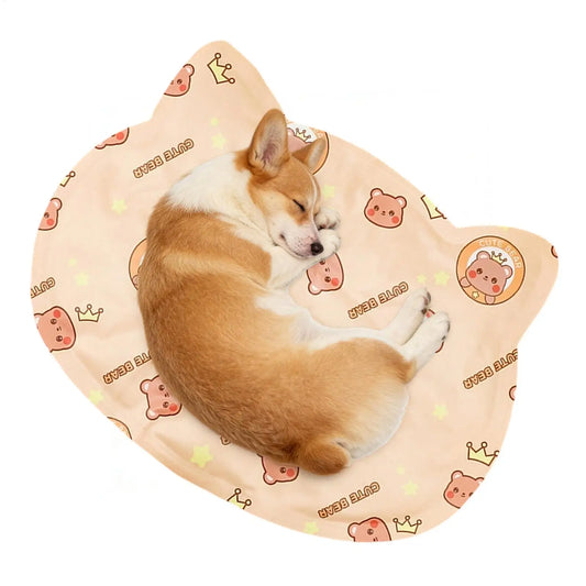 Cat Cooling Mat Summer Dog Resting Pad Gel Filled Kitten Cooling Mat For Indoor Living Room Bedroom Windowsill Road Trip Peaceful Pleasures Health and Wellness