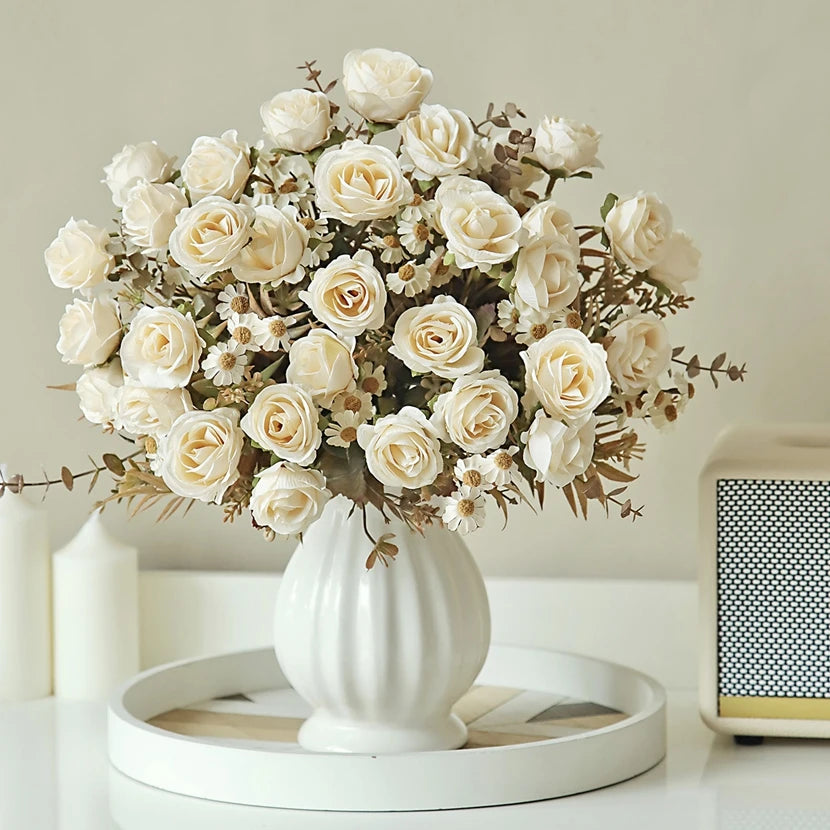 Silk Rose Artificial Flowers – Wedding, Home & Bridal Décor