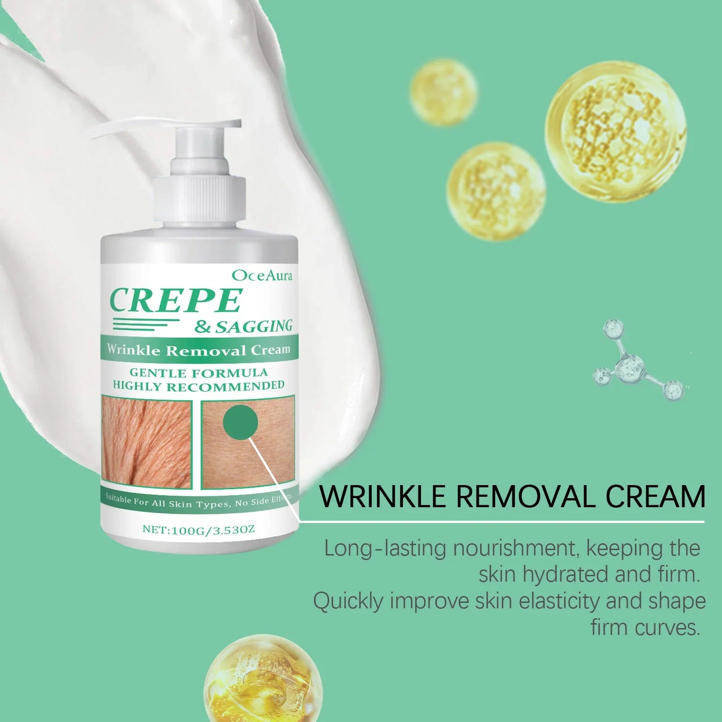 OceAura Collagen Body Cream – Anti-Aging Firming & Moisturizer