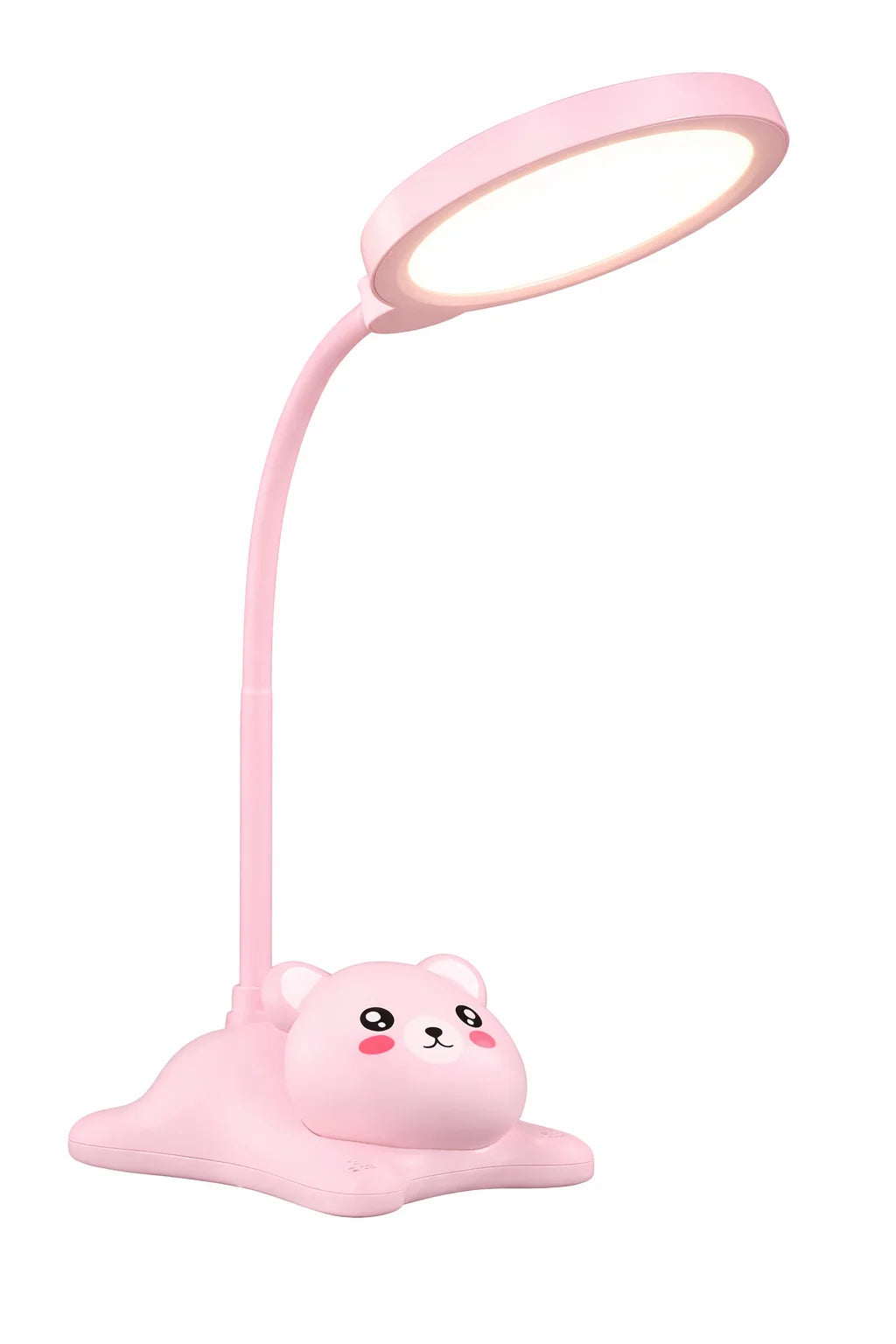 Cat Night Light Flexible Table Lamp Book Foldable Creative Cute Reading Study Cartoon Tabls Eye Protecting Desk Peaceful Pleasures Health and Wellness Pink Kitten