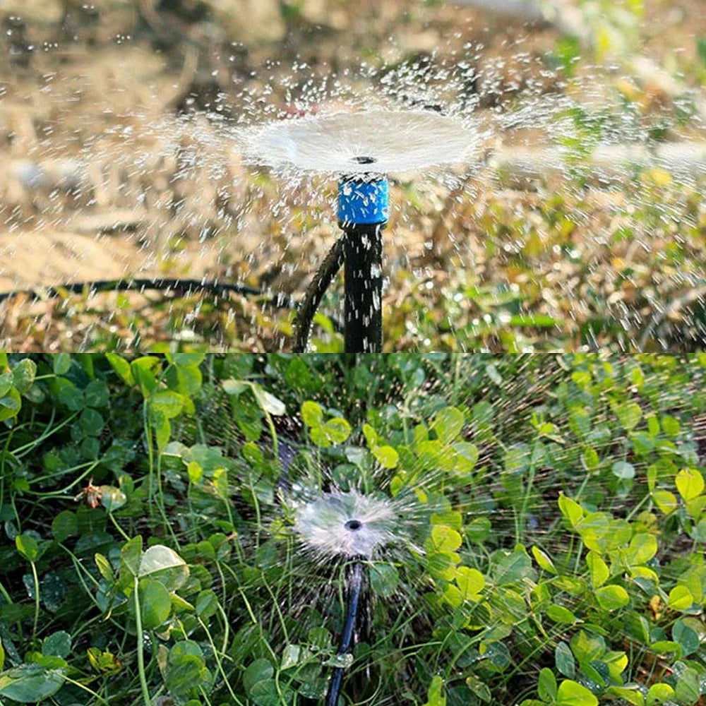 30pcs Adjustable 360° Sprinkler Nozzles for Garden and Greenhouse Watering - 4/7mm Hose Connectors and Accessories Peaceful Pleasures Health and Wellness