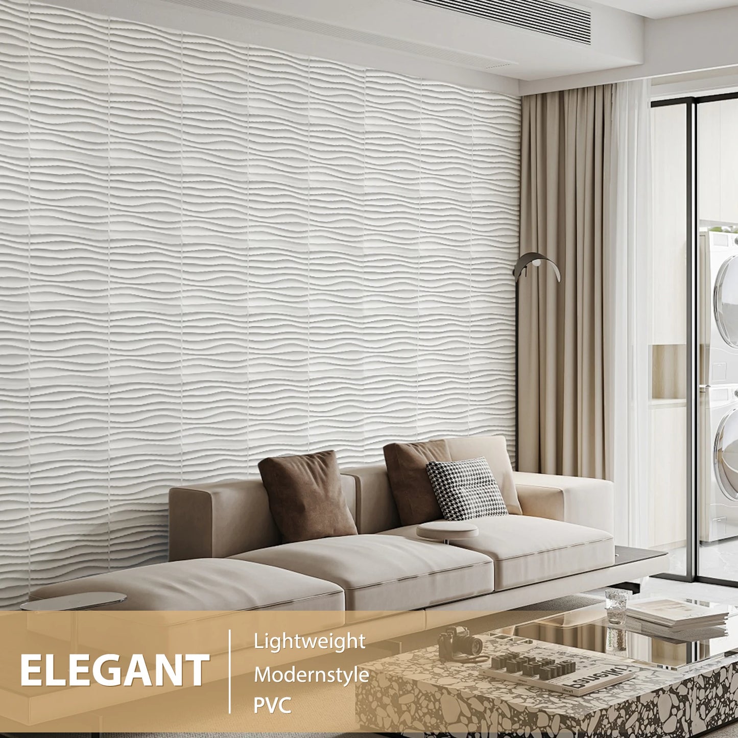 (pack of 12)Decorative 3D wall panel with diamond design, 30.48 cm x 30.48 cm Peaceful Pleasures Health and Wellness