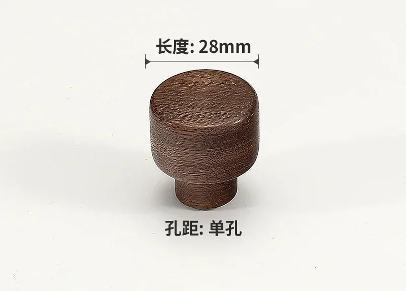 Natural Walnut Wood Cabinet & Drawer Handles | Modern Pull