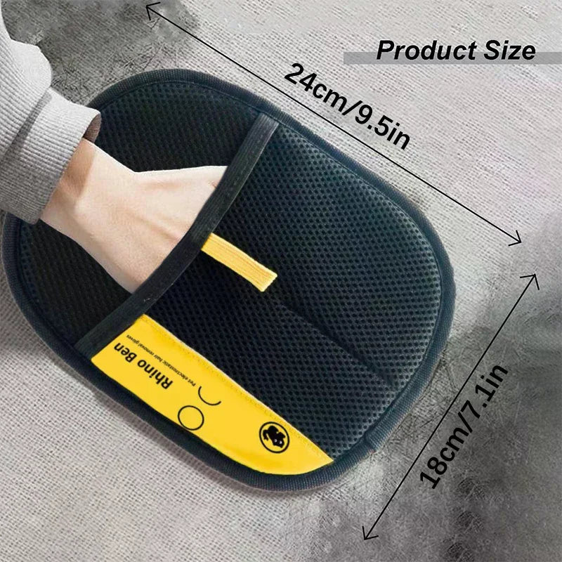 Pet Hair Removal Glove for Cats & Dogs | Silicone Grooming Mitt