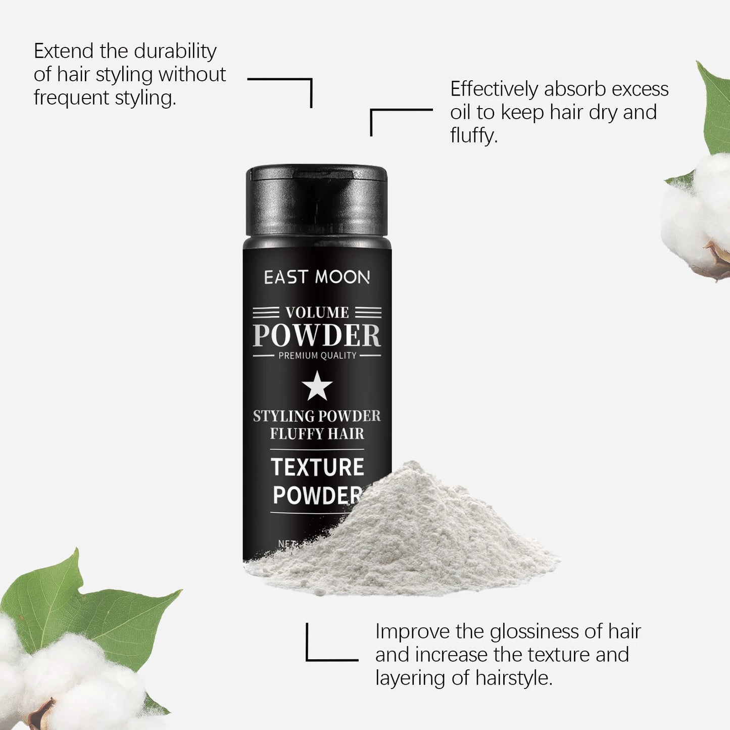 East Moon Hair Volume Texture Powder – Matte Hold & Lift 14g