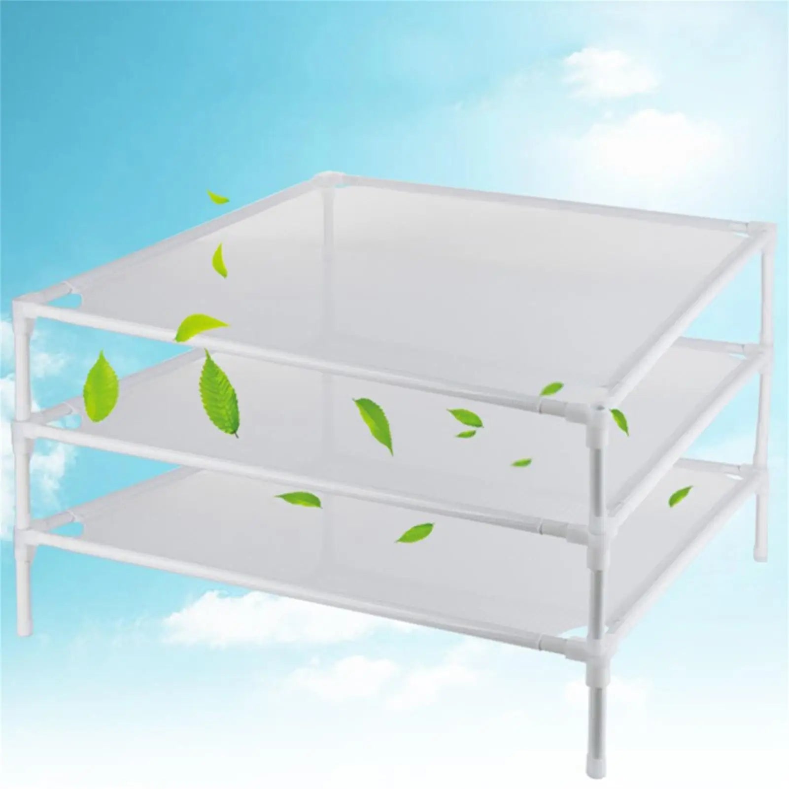 70CM Flat Mesh Drying Rack – Lay-Flat for Clothes & Food Flat Mesh Drying Rack Peaceful Pleasures Health and Wellness