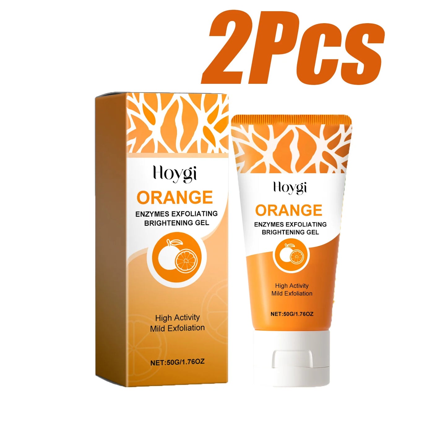 Orange Enzyme Exfoliating Gel – Salicylic Acid & Pore Cleanser