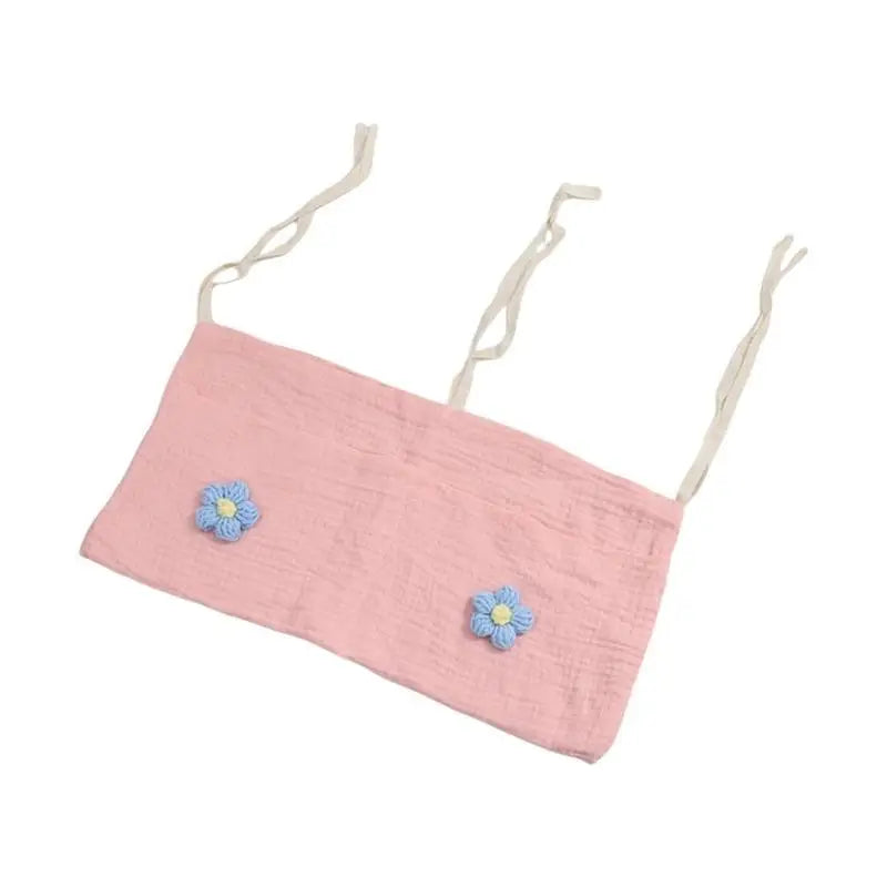 Cotton Double Pocket Baby Diaper Bag – Crib & Stroller