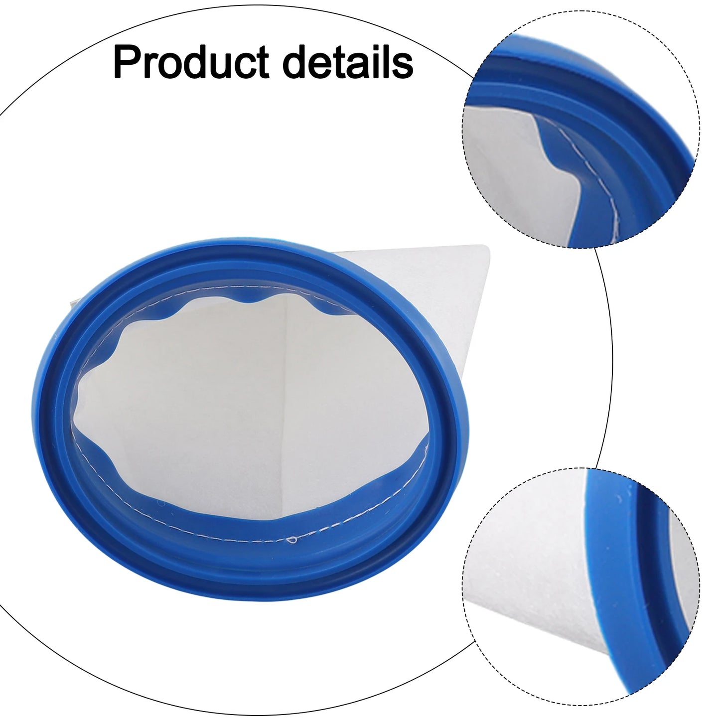 2 Handheld Pool Vacuum Cleaner Sand Silt Filter Bag Blaster Max