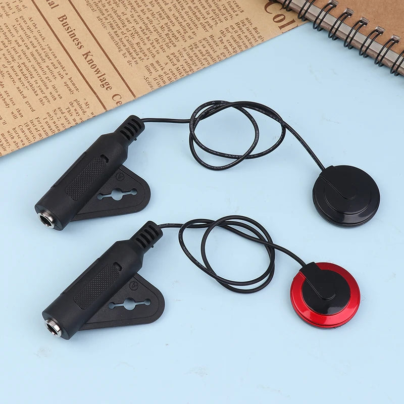 Acoustic Instrument Pickup – Piezo Mic 6.35mm Jack, Stick-On