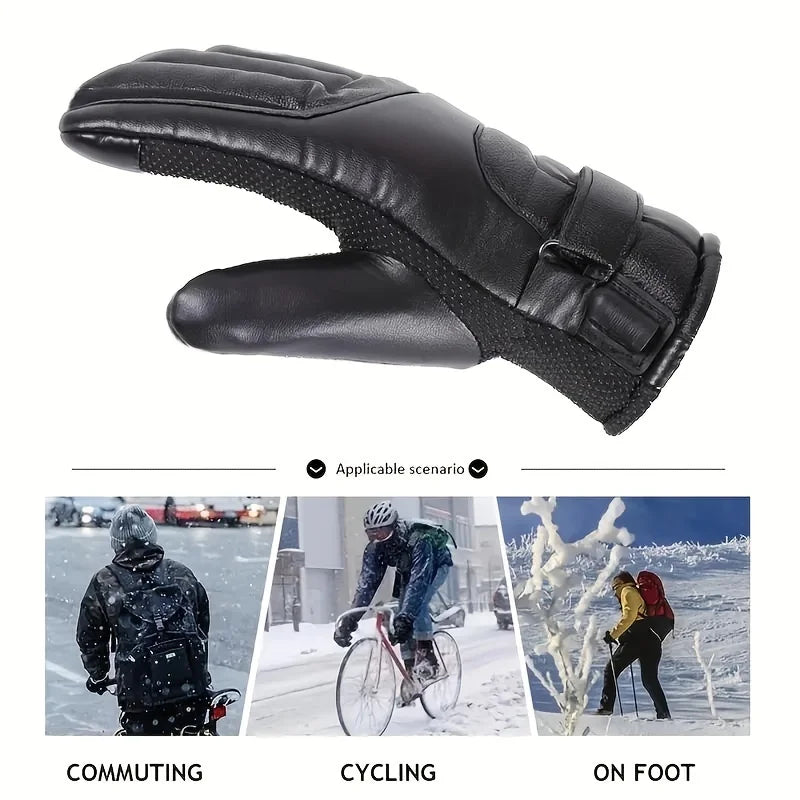 RooRuns Winter Motorcycle Gloves – Windproof Thermal Riding