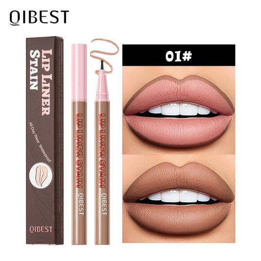QiBest Matte Liquid Lip Liner – Waterproof Contour Pen Liquid Lip Liner Oasis Select