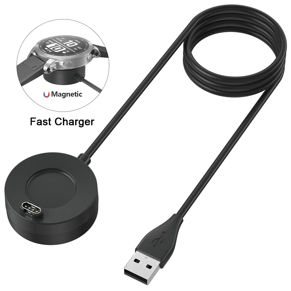 Magnetic Charger for Garmin Vivoactive Fenix Venu Forerunner